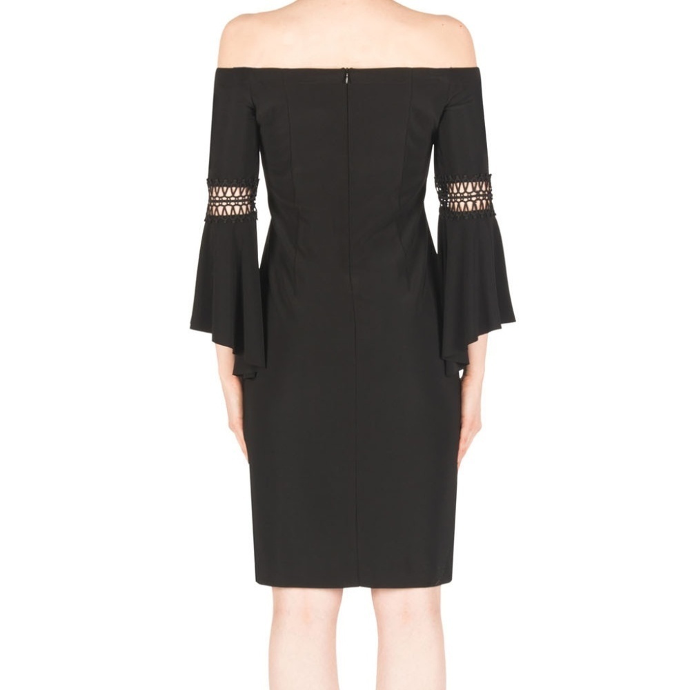 NWT JOSEPH RIBKOFF Black Dress Size 10 - Picture 2 of 7